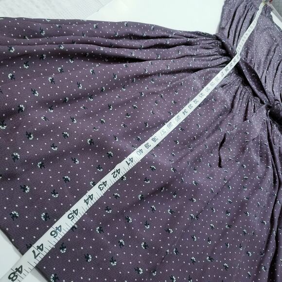 Vintage 70's 80's Dress Nicole Miller Pleated Printed High Neck - Picture 13 of 13